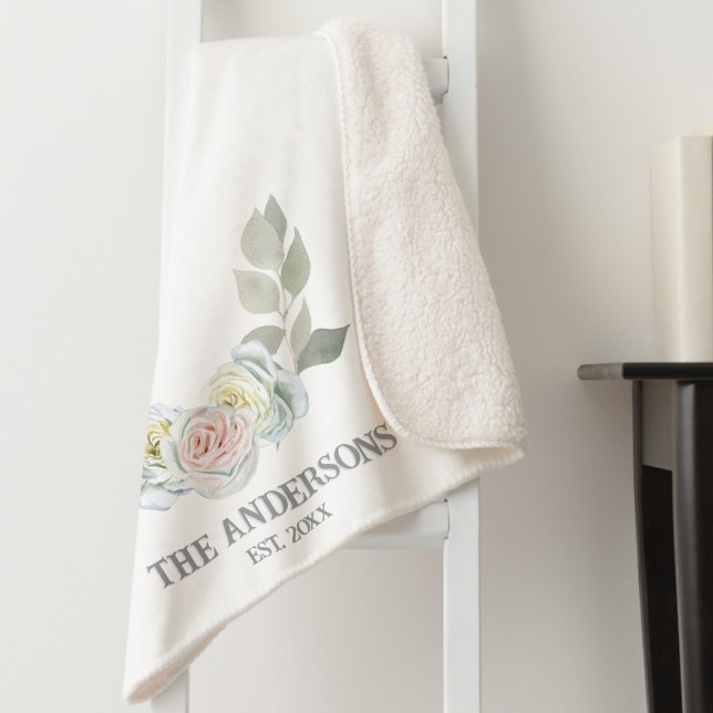 Cobertor Sherpa Floral Sherpa Blanket (Criador carregado)