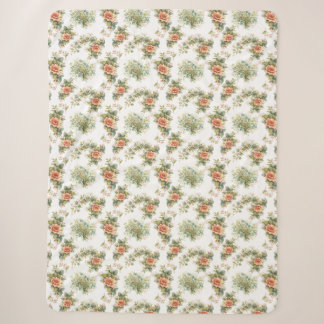 Cobertor Sherpa Florale-Kuscheldecke – Sanfte Herbstblume
