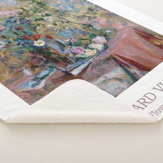 Cobertor Sherpa Flores 1906 por Edouard Vuillard  (3/4)