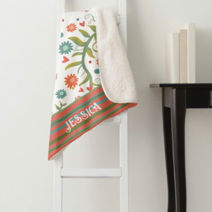 Cobertor Sherpa Flores Corações Corações Corações Cortes Inspirivi