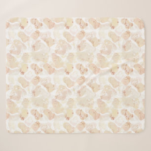 Cobertor Sherpa Flores Costeiras Clareadas pelo Sol - Aquarela Abs