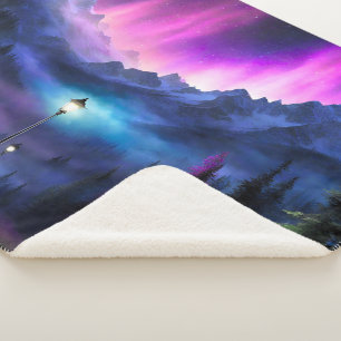 Cobertor Sherpa Floresta Encantada