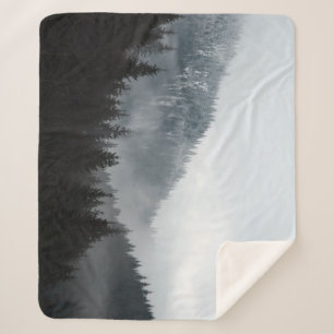 Cobertor Sherpa Floresta Mistura: Visão Cenária