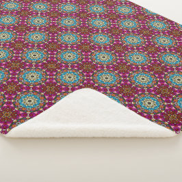 Cobertor Sherpa Flower Power V Jardim Groovy