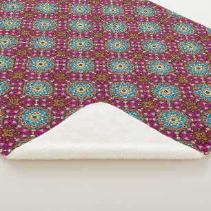 Cobertor Sherpa Flower Power V Jardim Groovy