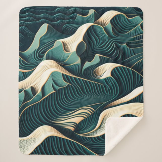 Cobertor Sherpa Flowing Harmony (Frente)