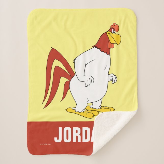 Cobertor Sherpa Foghorn Leghorn (Frente)