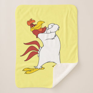 Cobertor Sherpa Foghorn Leghorn Arms Cruzados