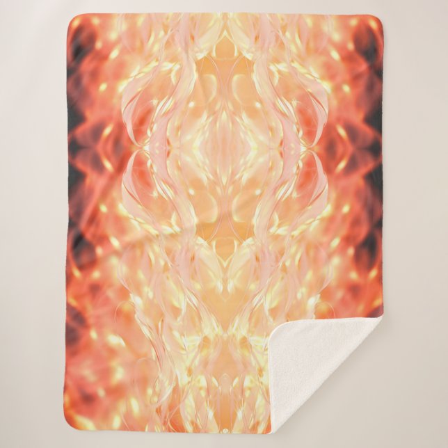 Cobertor Sherpa Fogo! Fogo! Fogo! (Frente)