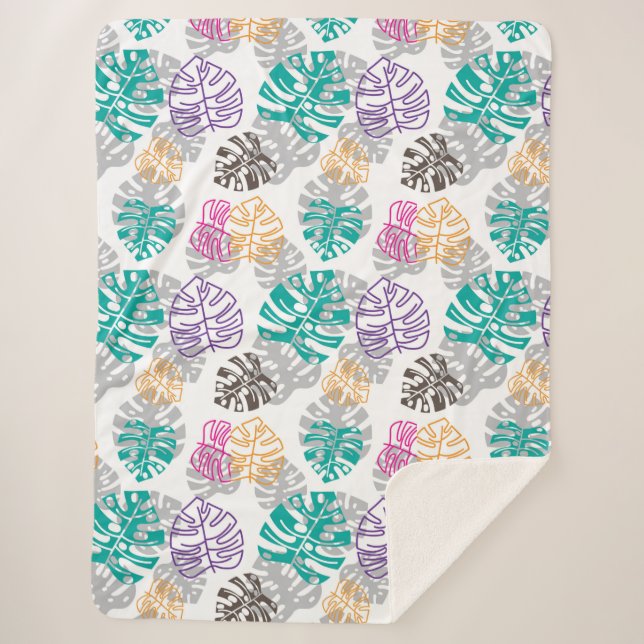 Cobertor Sherpa folheto de decoração (Frente)