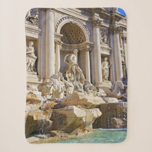Cobertor Sherpa Fonte de Trevi Roma Fotografia