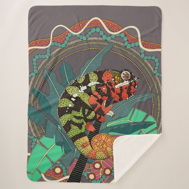 Cobertor Sherpa forest chameleon (Frente)