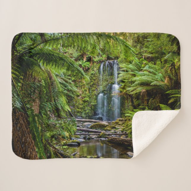 Cobertor Sherpa Forests | Beauchamp Falls Australia (Frente (Horizontal))