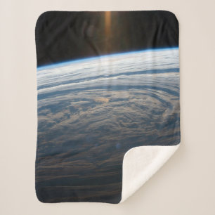 Cobertor Sherpa Formações Nuvens No Oceano Índico Sul.