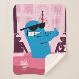 Cobertor Sherpa Foster's Home for Imaginary Friends Cool Bloo