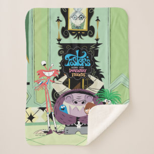 Cobertor Sherpa Foster's Home for Imaginary Friends Group Hug