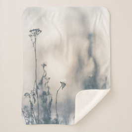 Cobertor Sherpa Foto natural das plantas de inverno