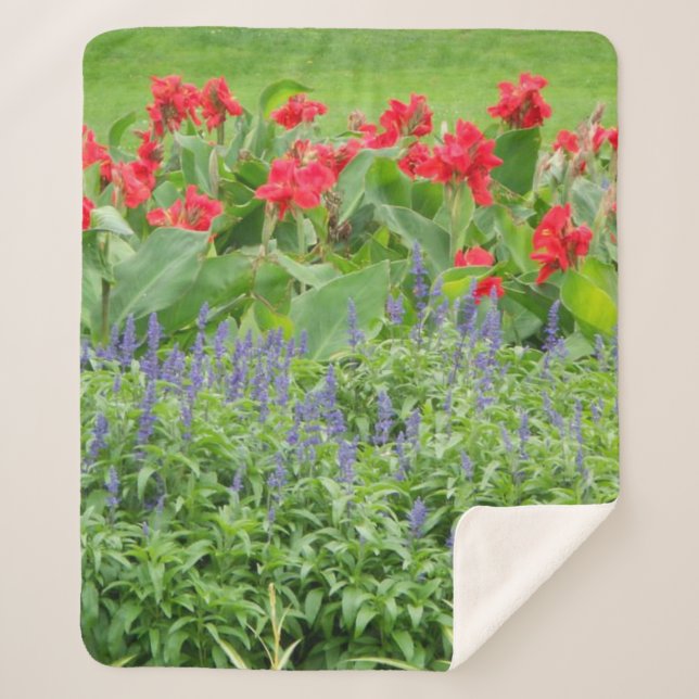 Cobertor Sherpa Foto personalizada (Frente)