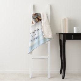 Cobertor Sherpa Foto personalizada do Casal gráfico