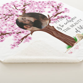 Cobertor Sherpa Foto personalizada do Casal gráfico