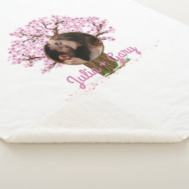 Cobertor Sherpa Foto personalizada do Casal gráfico