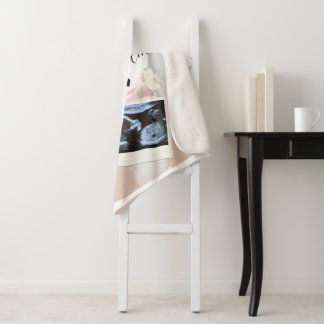 Cobertor Sherpa Foto personalizada do Casal gráfico