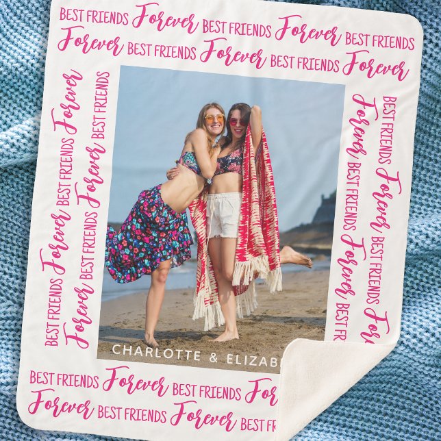 Cobertor Sherpa Foto rosa de tendências modernas para os melhores  (Criador carregado)