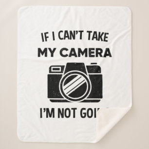 Cobertor Sherpa Fotógrafo Se Eu Não Puder Levar Minha Câmera N