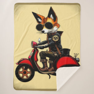 Cobertor Sherpa Fox Sherpa Blanket