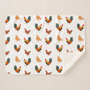Cobertor Sherpa Frango Patterado