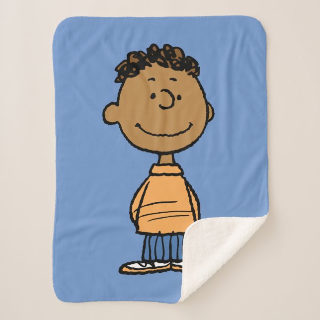 Cobertor Sherpa Franklin Smiling (Frente)