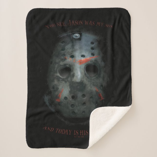 Cobertor Sherpa Freddy vs Jason | Cotação Jason Mask (Frente)