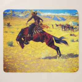 Cobertor Sherpa Frederic Remington Um Dia Frio No Alcance