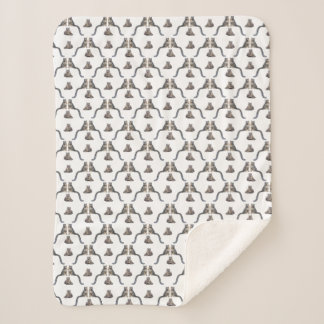 Cobertor Sherpa Frenesi da Leopardo da Neve