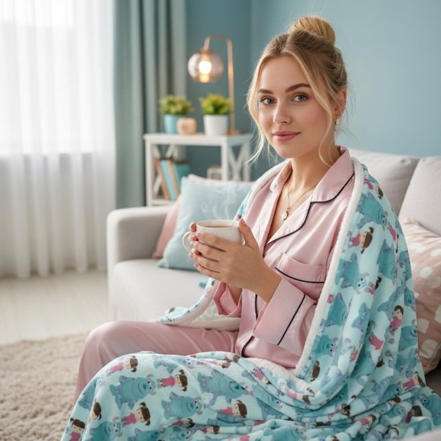 Cobertor Sherpa Friends (Criador carregado)