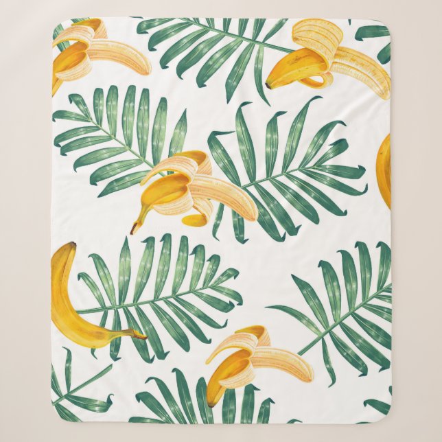 Cobertor Sherpa Frutas Selvas: Vintage Vibrante (Frente)