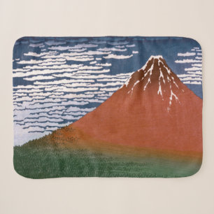 Cobertor Sherpa Fuji Vermelha, Vulcão Aka Fujiyama Katsushika Hoku