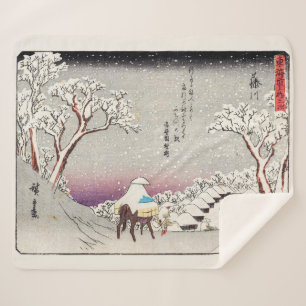 Cobertor Sherpa Fujikawa Utagawa Hiroshige