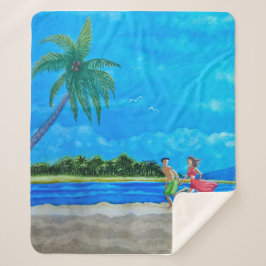 Cobertor Sherpa Fun in the Sun Run