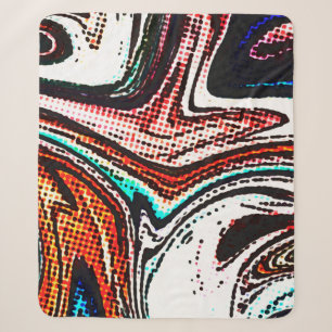 Cobertor Sherpa fundo de abstrato. Textura de tinta líquida em
