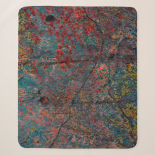 Cobertor Sherpa fundo do abstrato multicolor grunge com abstração