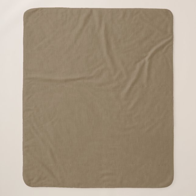 Cobertor Sherpa Fundo marrom texturizado calmo e simples (Frente)