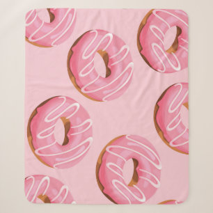 Cobertor Sherpa Fundo sem costura de Rosquinhas envidraçadas