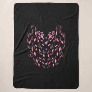 Cobertor Sherpa Funny Flamingo Halloween Simples Pink Bird Body