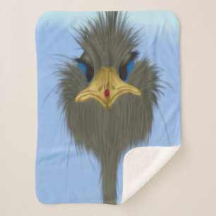 Cobertor Sherpa Funny Ostrich George E O Bonitinho Ladybug