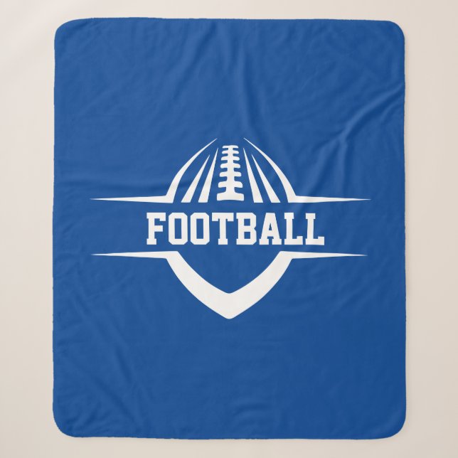 Cobertor Sherpa Futebol Sherpa Fleece Blanket (Frente)