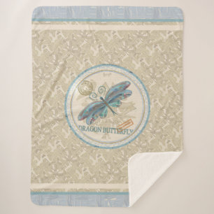 Cobertor Sherpa G Criação do Serviço de Gragfly Fleece Blanket