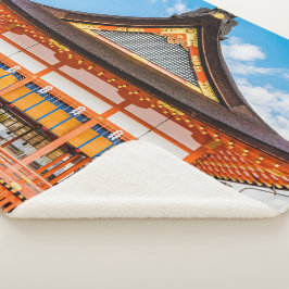 Cobertor Sherpa Gai-Haiden, santuário de Fushimi Inari-Taisha, Kyo
