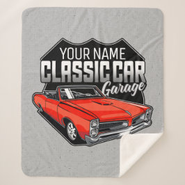 Cobertor Sherpa Garagem Clássica Convertível 1966 Personalizada