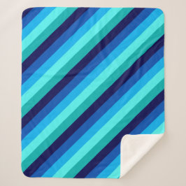 Cobertor Sherpa Gás Azul Azul-Gelado Rasas Médias Sherpa Blanket